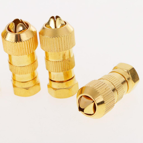 2x 5 Piezas Tv Conectores Rg6 Rg59 Tv Cable Enchufe Apretón