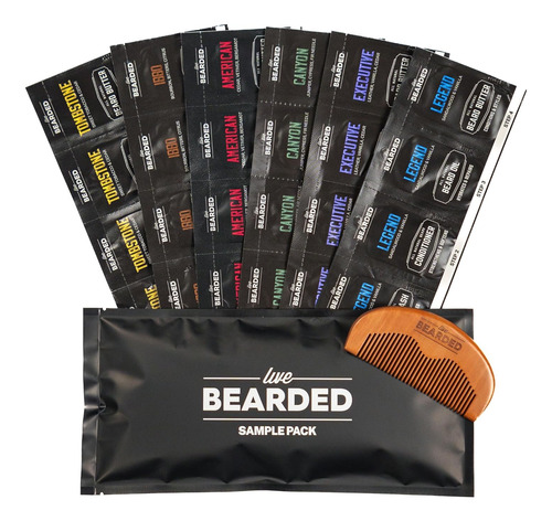 Kit De Aseo De Barba Totalmente Natural Para Hombre