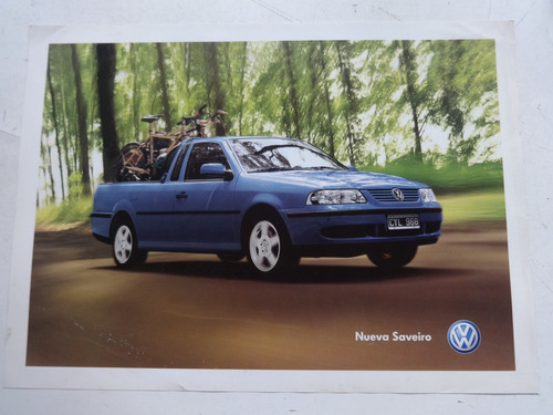 Folleto Antiguo Vw Nueva Saveiro Agencia Catalogo 2000