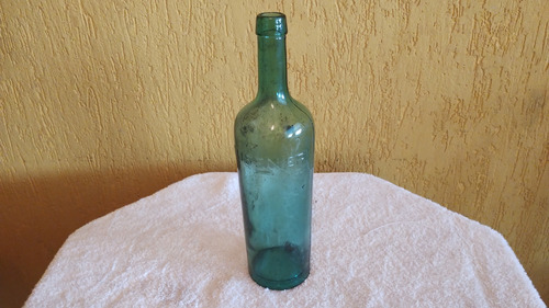 Antigua Botella Cusenier Transparente Verde 1 Litro