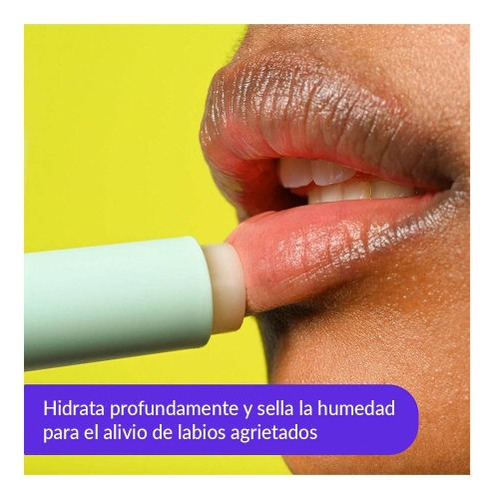 Bálsamo Labial Eos Con Karité Orgánico Sabor Menta Suave