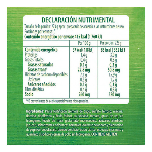 Sopa De Fideo Knorr Con Forma De Mickey Mouse 115g