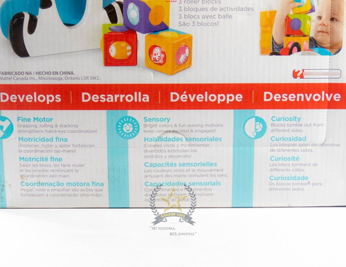 Fisher Price Zebra Bloques De Actividades Golden Toys