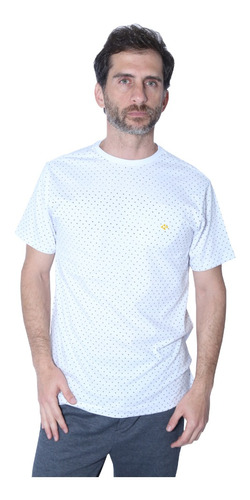 Camiseta Mister Fish Full Print Masculina Poá