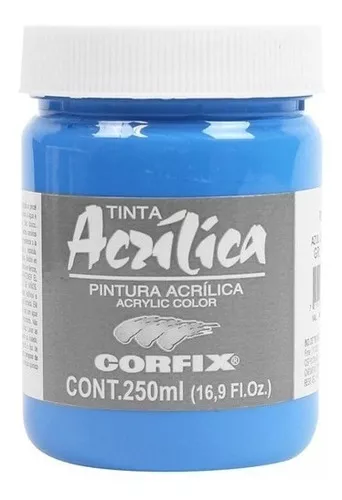 PINTURA ACRILICA 100ML AZUL CELESTE PZ