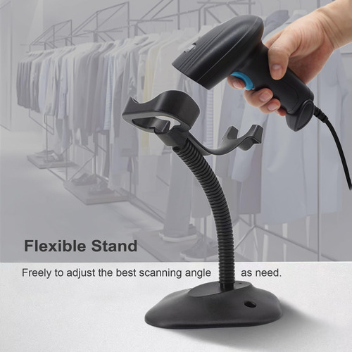 Escáner De Código De Barras Xyllayeo Con Stand, Escáner De I