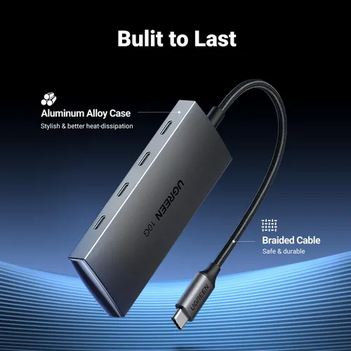 Adaptador Usb C Hub Ugreen De 10 Gbps Y 4 Puertos Usb 3.2 Pa