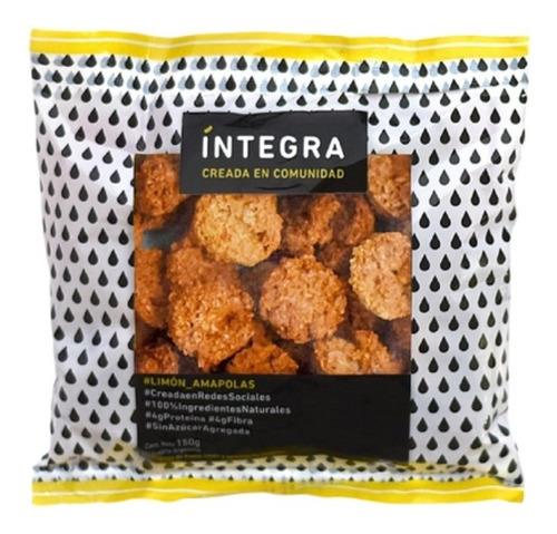 Galletitas Limon Y Amapolas Integra - 150 Grs