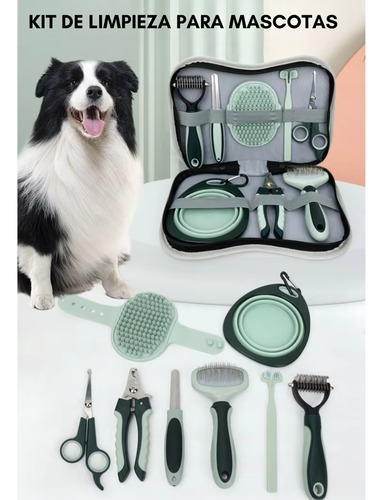 Cepillo Cardina Saca Nudos Deslanador Perro Gato Set