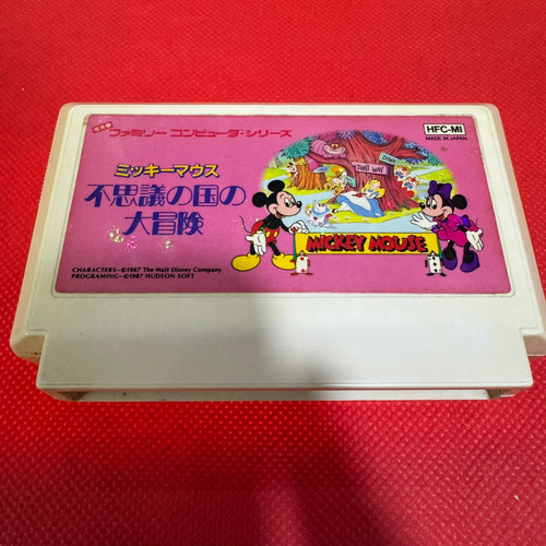 Mickey Mouse Mousecapade Nintendo Famicom Original (Usado)