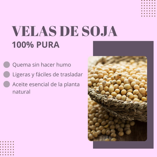 Vela Aromática C/cuarzos Cera De Soya Incienso Y Salvia 850g