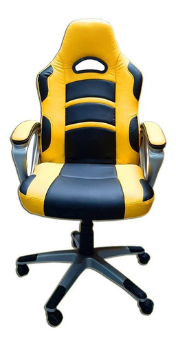 Imagen 1 de 6 de Sillon Oficina Escritorio Acolchado Silla Racer Juego Cuotas