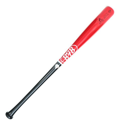 Bat Beisbol Madera Maple B7b F243 Negro Rojo Adulto 34 In