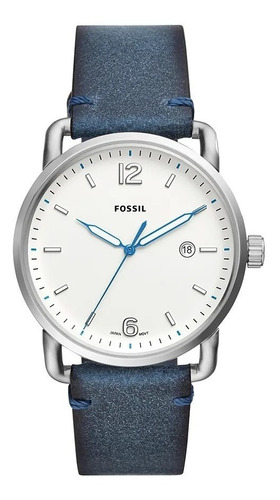 Relógio Fossil Couro Azul - Fs5432/0an