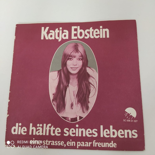 Vinil Compacto - Katja Ebstein - Die Halfte Seines Lebens 
