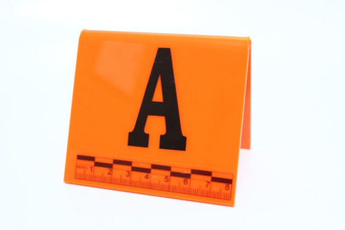 Numeradores Criminalística A-z Amarillo