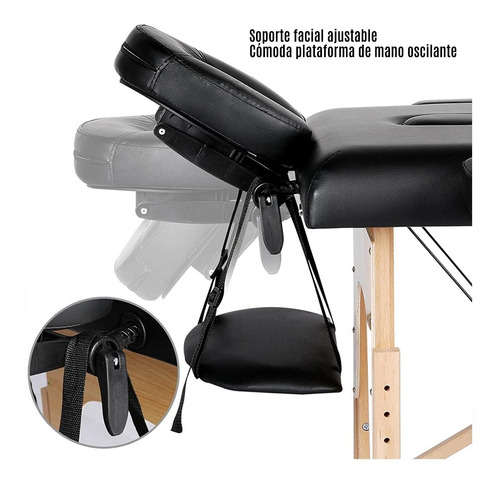 Cama De Masaje Tatuajes Portatil Profesional Madera