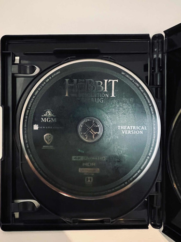 El Hobbit 2: La Desolación De Smaug Extendida Blu-ray 4k 3d (Usado)