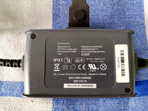 Cargador Para Philips Respironics / 12v, 5.0 A (Usado)