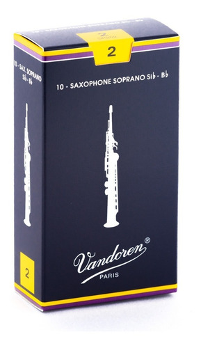 Cañas Saxo Soprano Vandoren Sr20 Set X 3 Unds