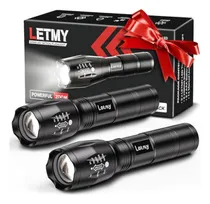 Comprar Letmy Linterna Táctica Led S1000 Pro - Paquete De