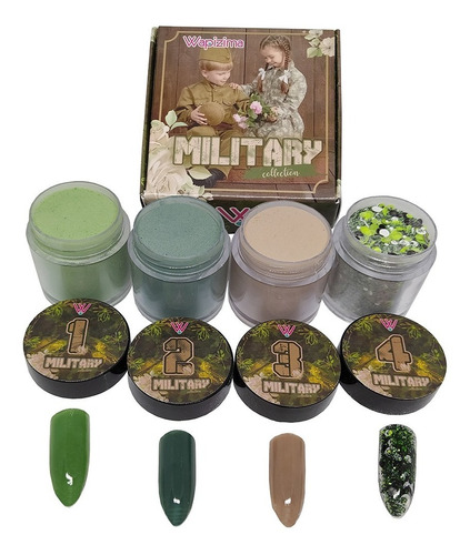 Coleccion Acrilico , 4 Pzs Uñas Acrilicas A Elegir Wapizima
