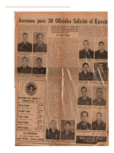 Articulo De Ascenso De Oficiales Del Ejercito Caracas 1971