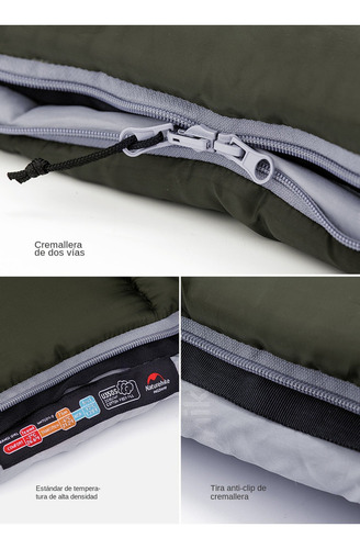 Saco De Dormir Com Capuz Em Forma De U Para Naturehike