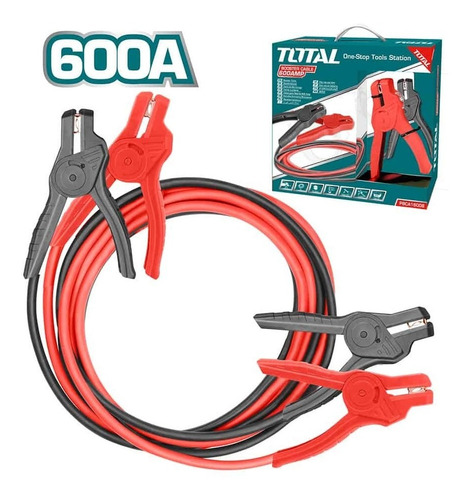 Cable Auxiliar Batería 3 Mts Reforzado 600 Amp Total