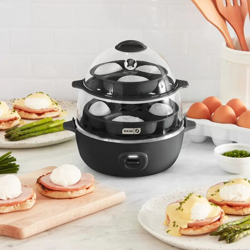Cocedor De Huevos Electrico Dash Color Negro Frecuencia 0