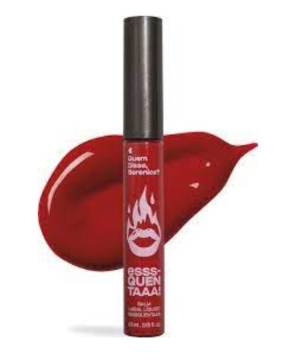 Balm Labial Líquido Vermelho Em Chamas  Quem Disse Berenice?