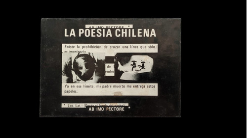 Juan Luis Martínez. La Poesía Chilena. 1978