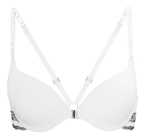 Odisea Bra Push Up Realce Con Broche Al Frente Encaje 1710