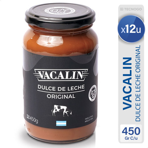 Dulce De Leche Vacalin Clasico Libre De Gluten Sin Tacc Pack