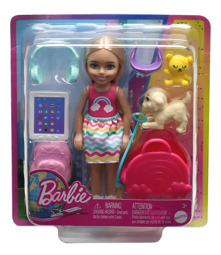 Barbie Muñeca Chelsea Viajera