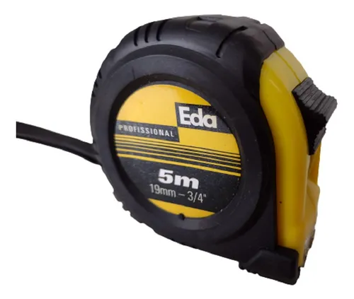 Trena Emborrachada Profissional 5mts - 19mm Eda Com Imã