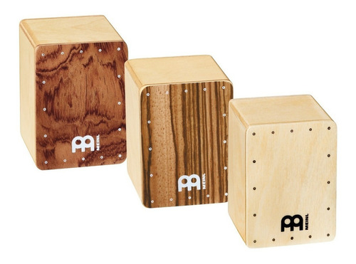 Accesorio Shaker Set X 3 Madera Mini Cajon Meinl Sh50-set + 