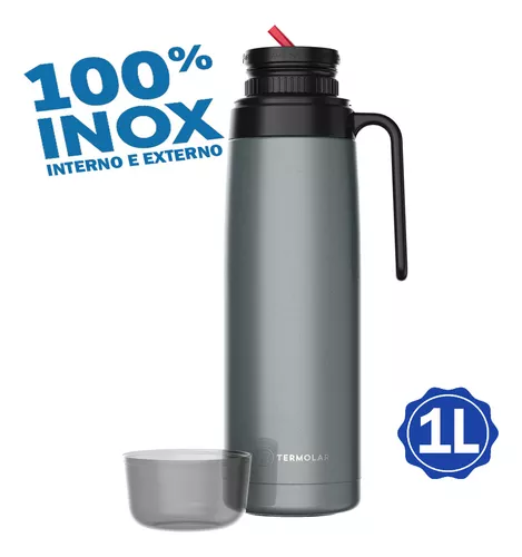 Garrafa Térmica 2.5L 100% Inox Termolar R-Evolution