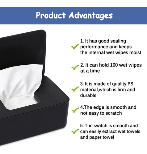 D Caja Para Toallitas Humedas, Porta Kleenex, Porta Kleenex