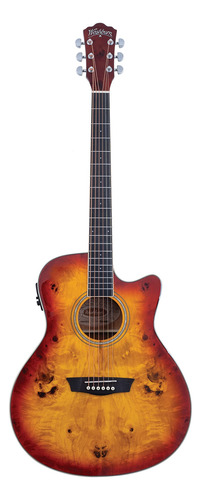 Deep Forest Burl Guitarra Acustica Electrica 6