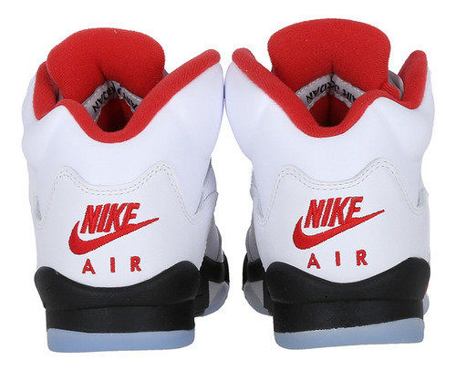 Zapatilla Jordan Junior Air 5 Retro True White/red/black