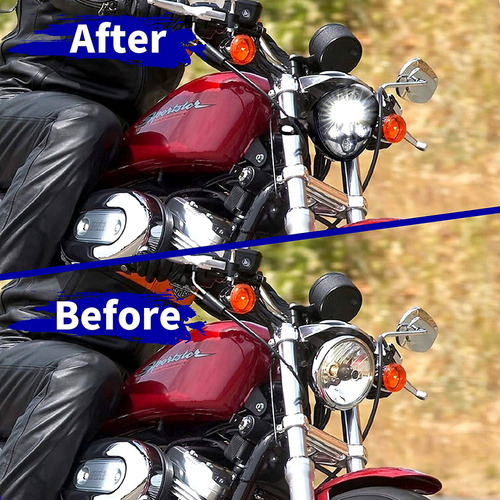 Led Universal De 7 Pulgadas Con Clip De Soporte For Yamaha