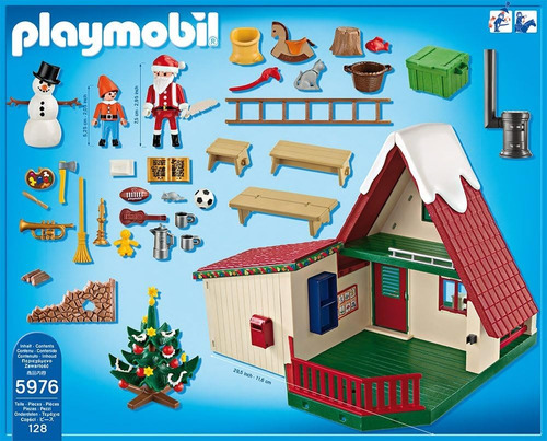 Playmobil Navidad 5976 Casa De Papa Noel En Stock