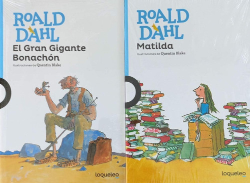 2 Libros El Gran Gigante Bonachón + Matilda - Loqueleo