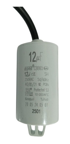 Capacitor De Nevera 12uf Original 