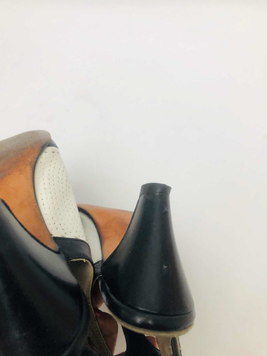 Zapatos Mujer 36 Combinado Muy Elegante Cuero Vacuno