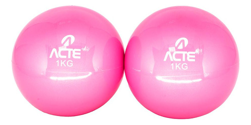 Par De Bolas Tonificadoras 1kg T55 Acte Sports