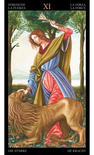 Imagen 3 de 10 de Tarot Botticelli Tarot Multilingue Incluye El Español