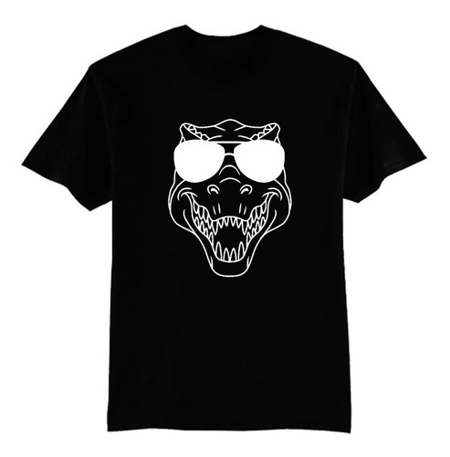 Playera T-rex Dinosaurio Con Lentes Mod2