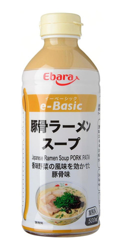 Base Para Sopa De Tonkotsu Ramen, Ebara, 500 Ml